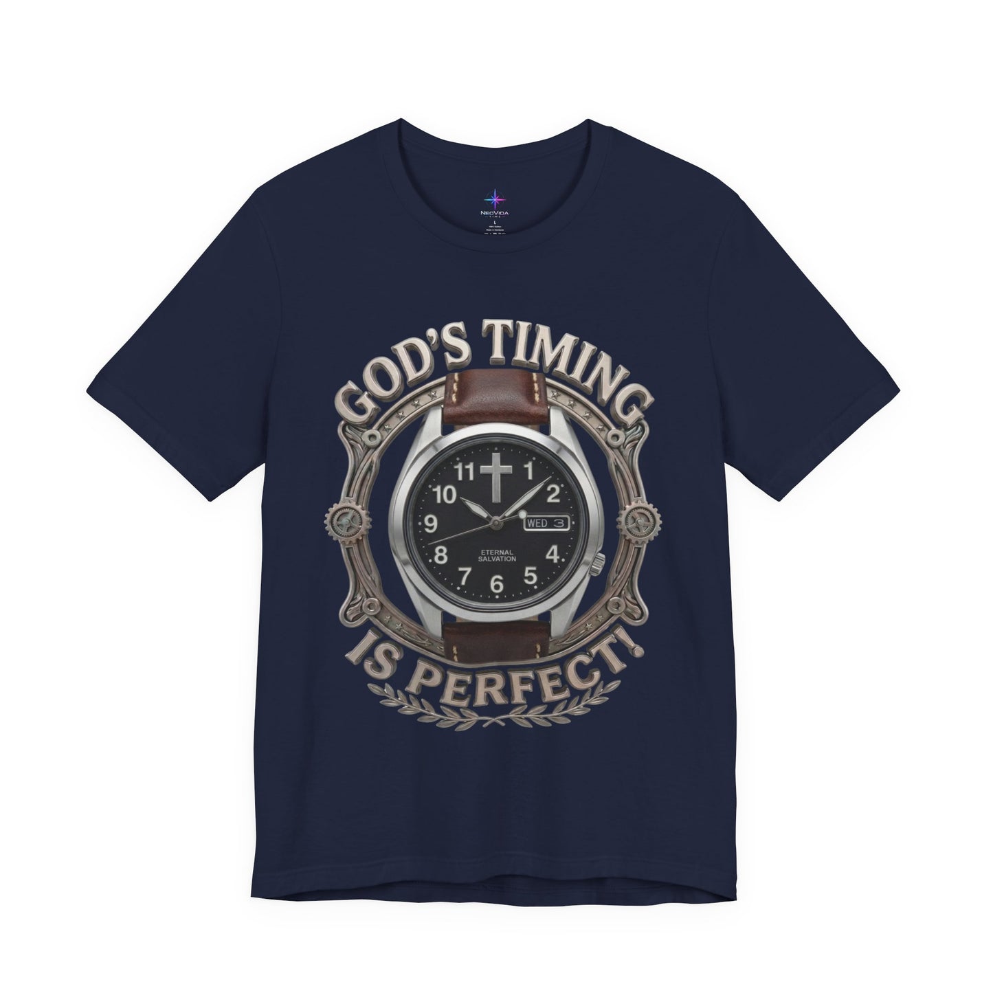 God's Timing Is Perfect Watch Lover T-Shirt | Christian Graphic Tee 6