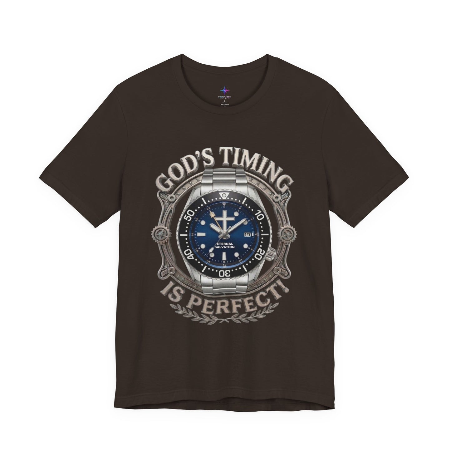 God's Timing Is Perfect Watch Lover T-Shirt | Christian Graphic Tee 1