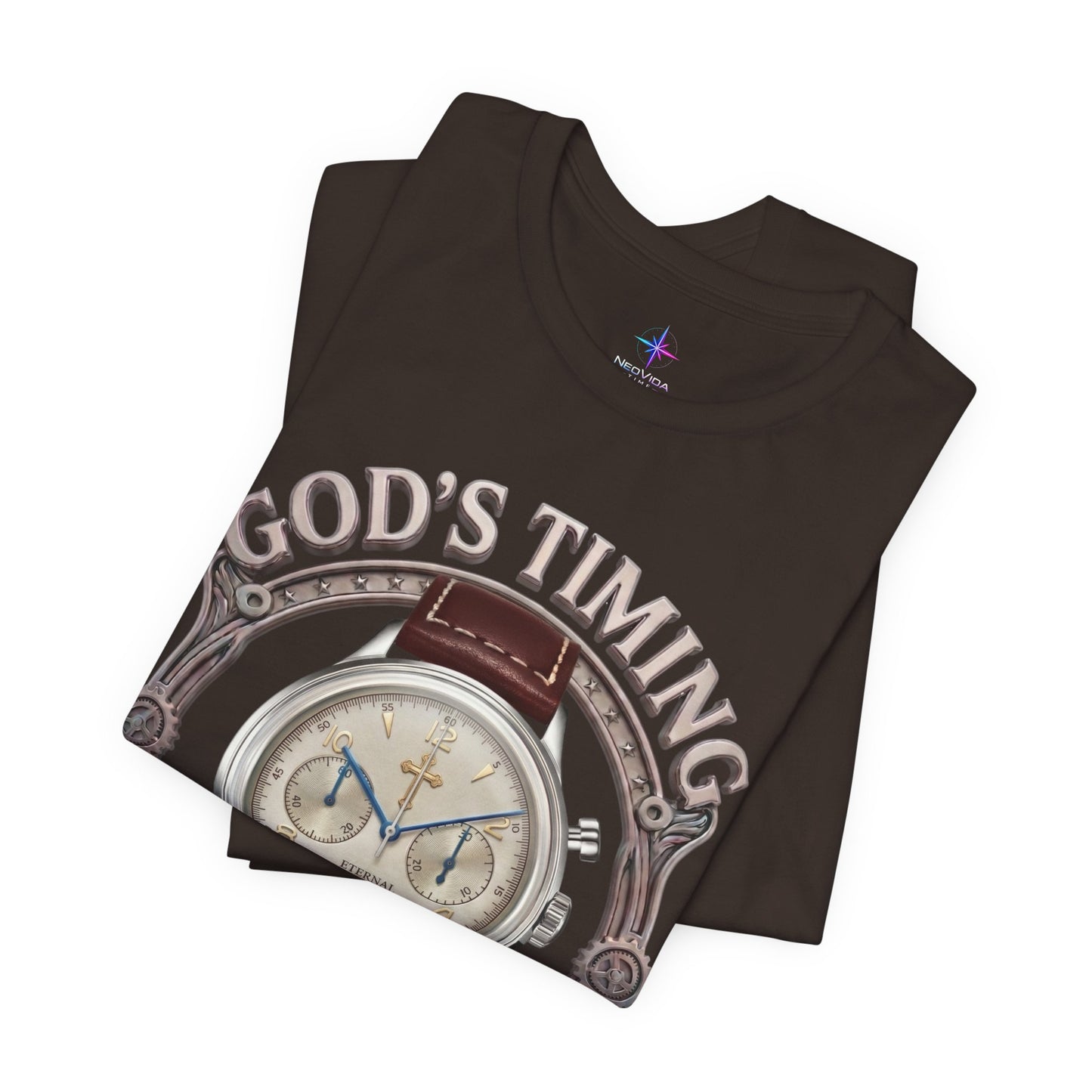God's Timing Is Perfect Watch Lover T-Shirt | Christian Graphic Tee 7