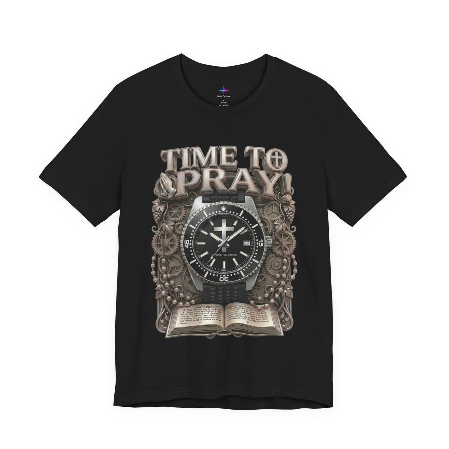 Time To Pray Watch Lover T-Shirt | Christian Graphic Tee 5