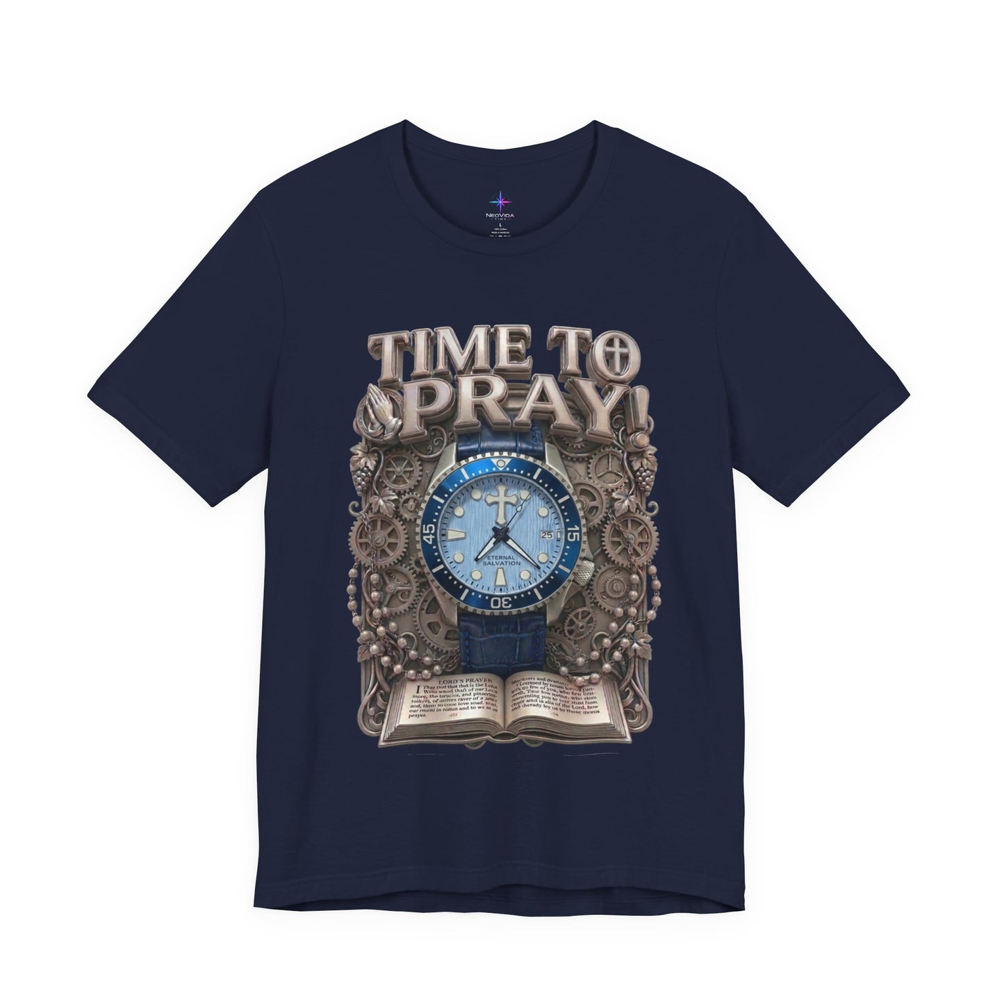 Time To Pray Watch Lover T-Shirt | Christian Graphic Tee 4