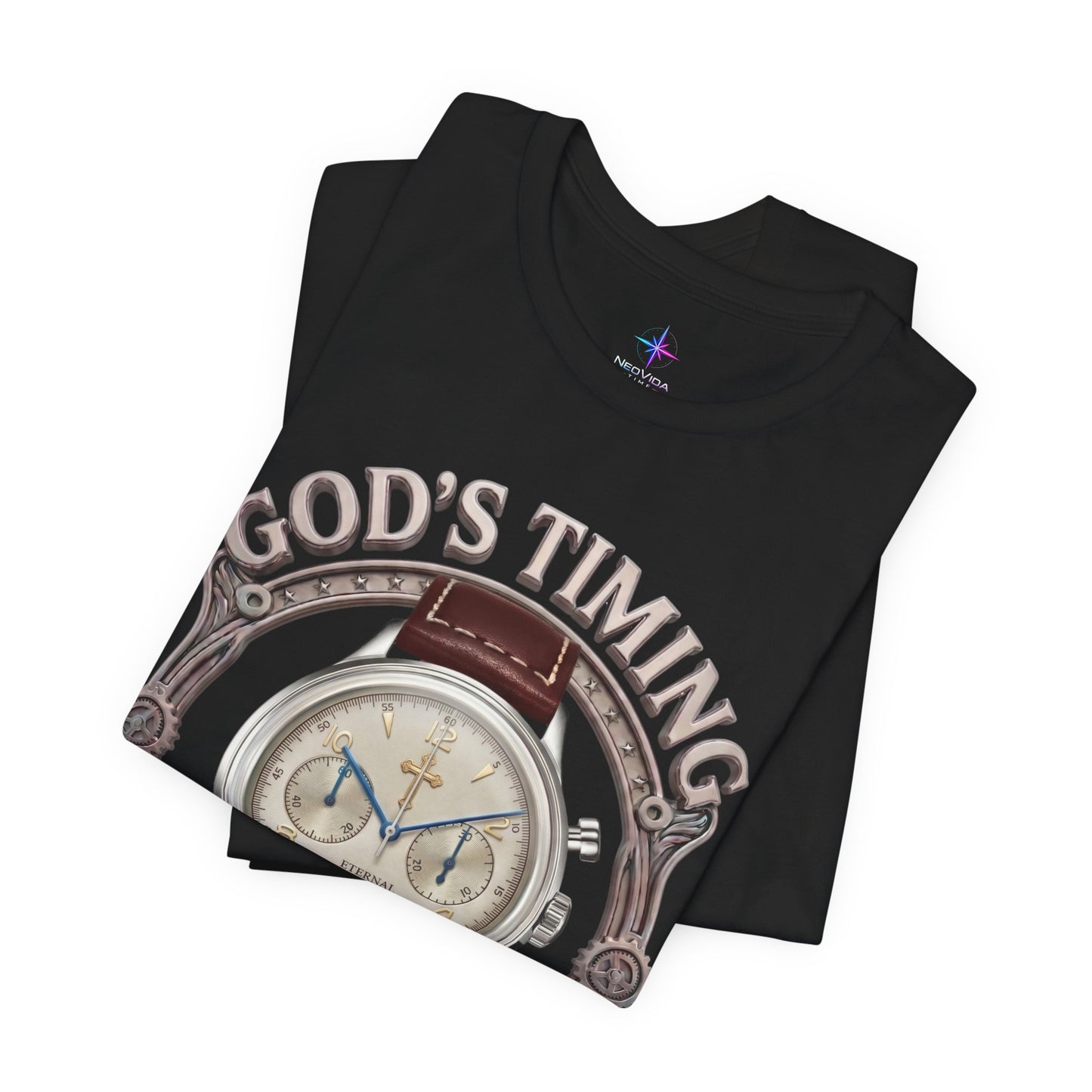 God's Timing Is Perfect Watch Lover T-Shirt | Christian Graphic Tee 7
