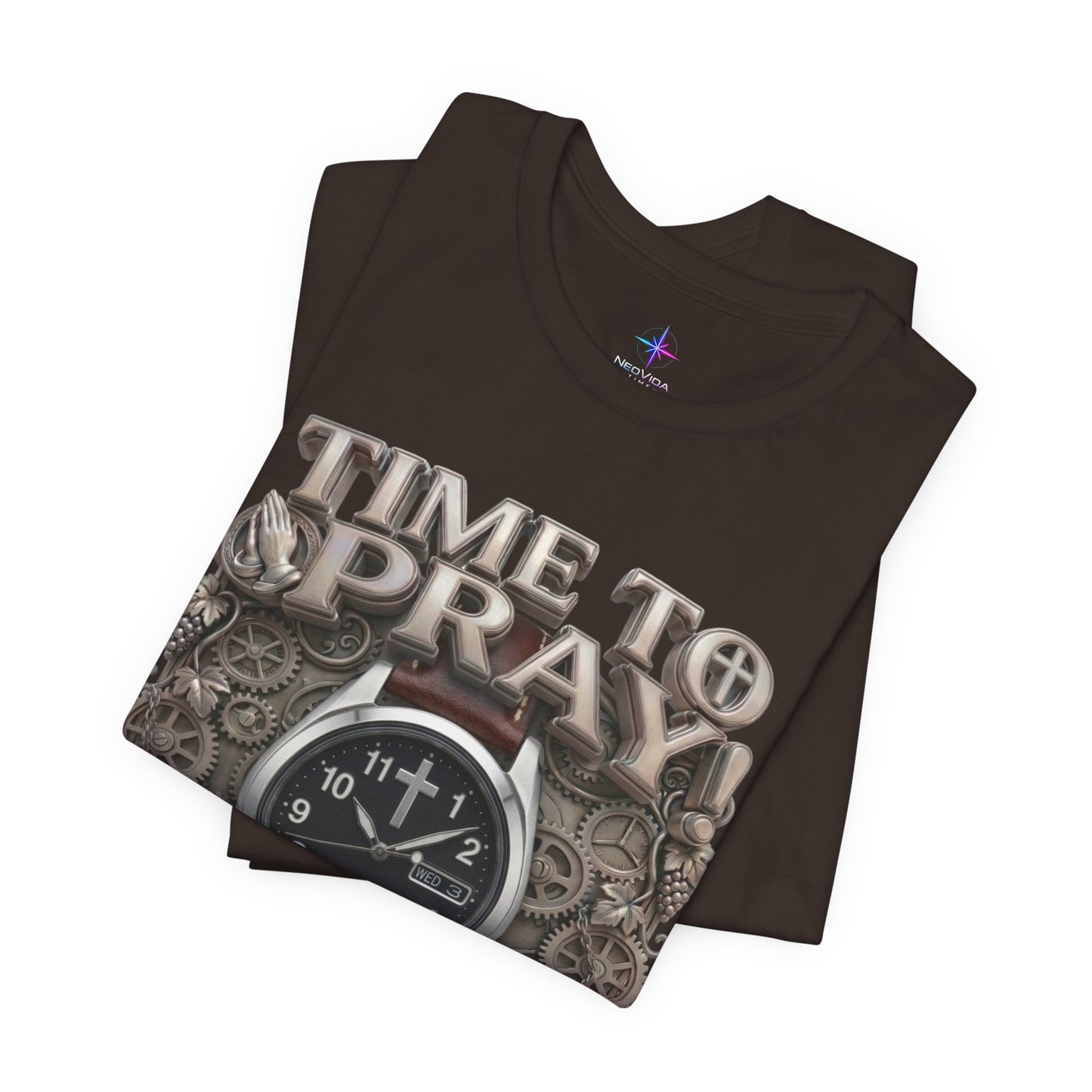Time To Pray Watch Lover T-Shirt | Christian Graphic Tee 6