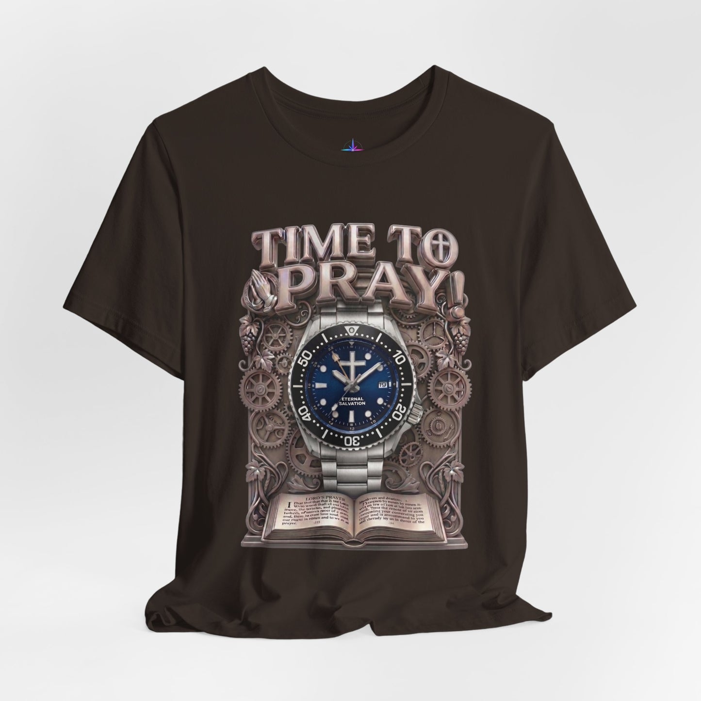 Time To Pray Watch Lover T-Shirt | Christian Graphic Tee 1