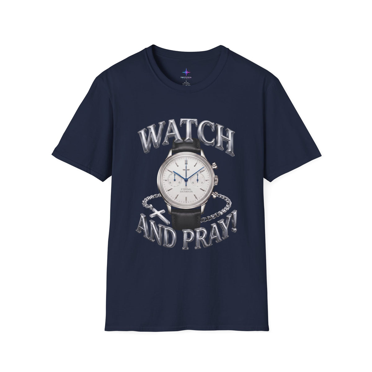 Watch and Pray! Heavyweight Graphic Tee – The Chronograph Edition