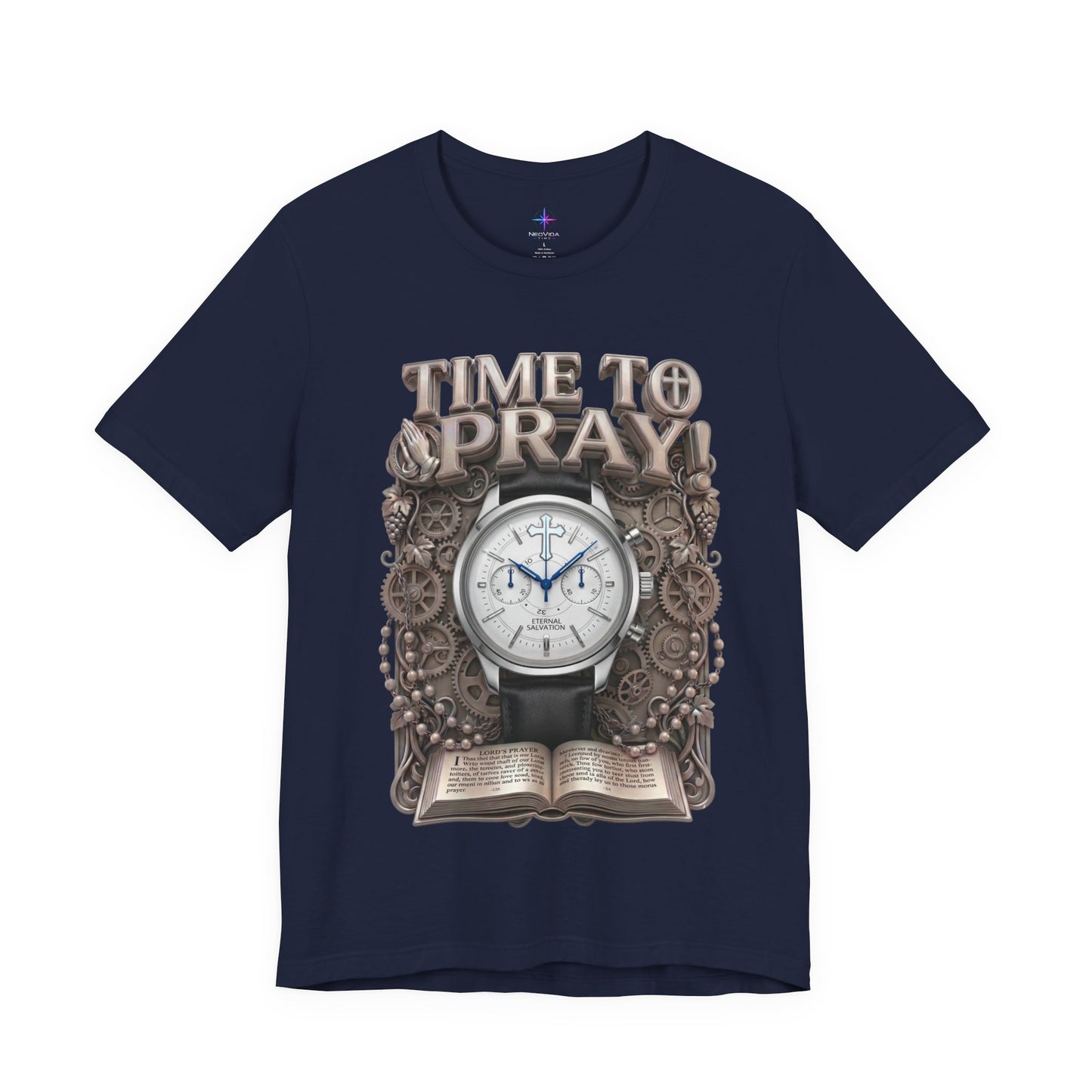 Time To Pray Watch Lover T-Shirt | Christian Graphic Tee 7