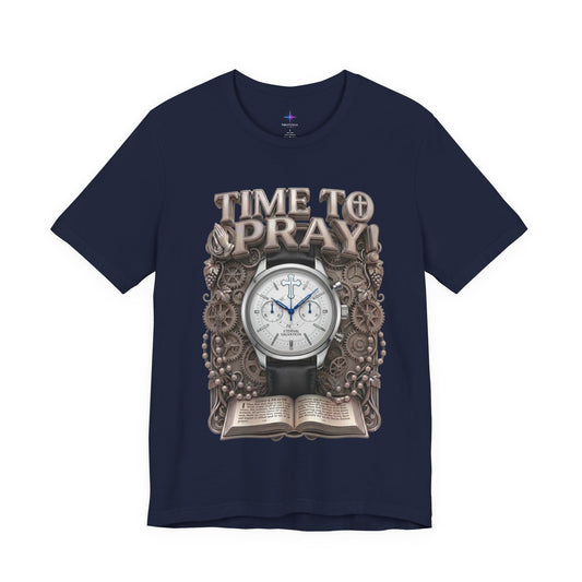 Time To Pray Watch Lover T-Shirt | Christian Graphic Tee 7