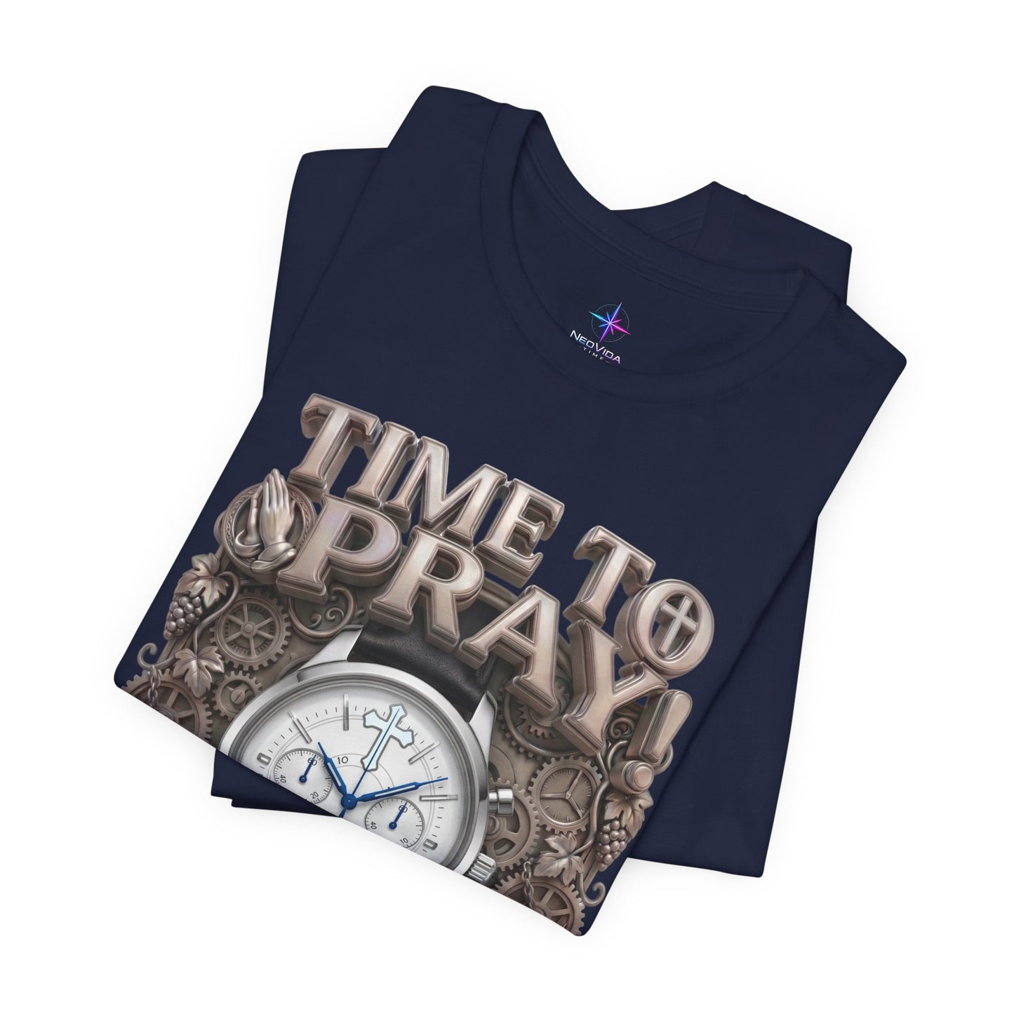 Time To Pray Watch Lover T-Shirt | Christian Graphic Tee 7