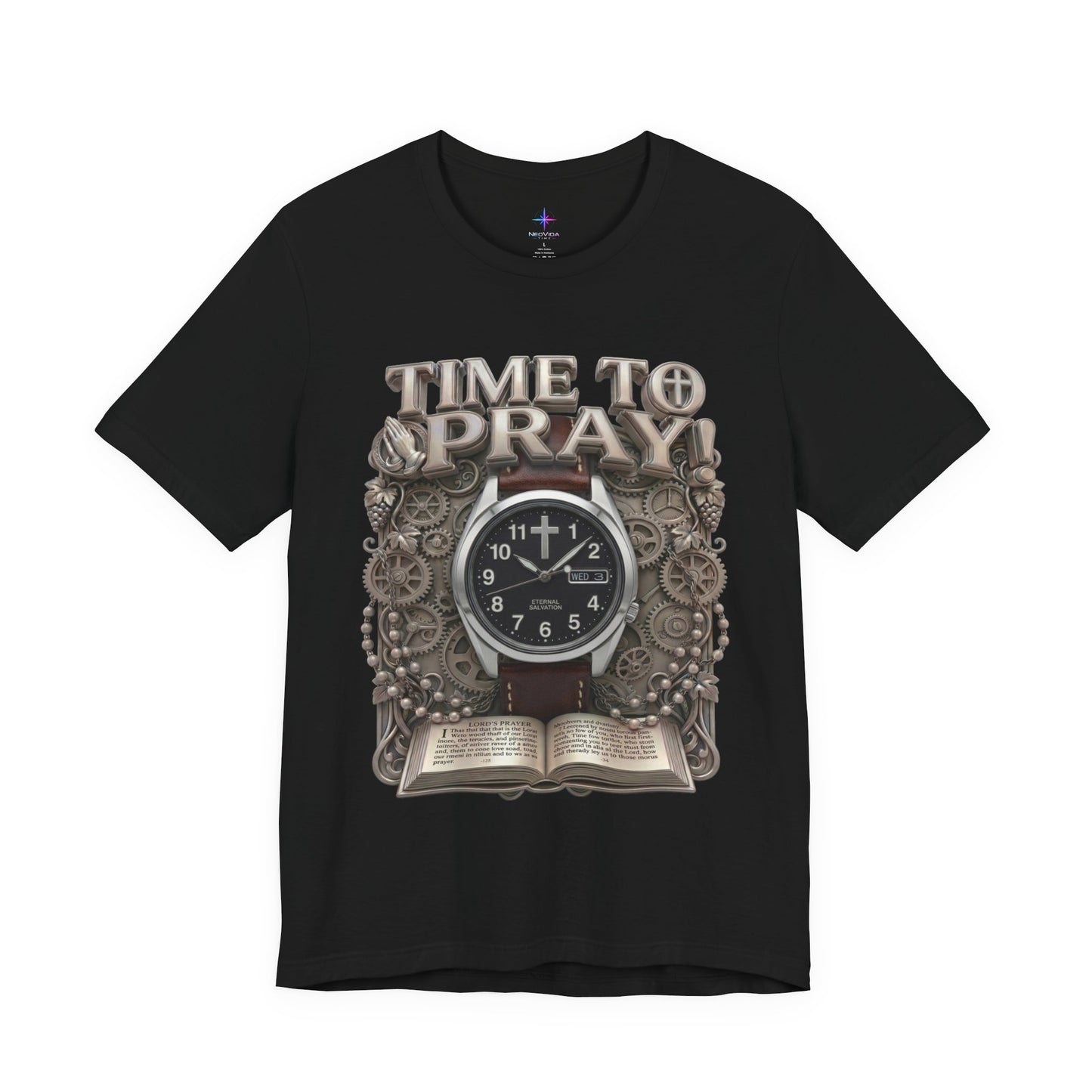 Time To Pray Watch Lover T-Shirt | Christian Graphic Tee 6