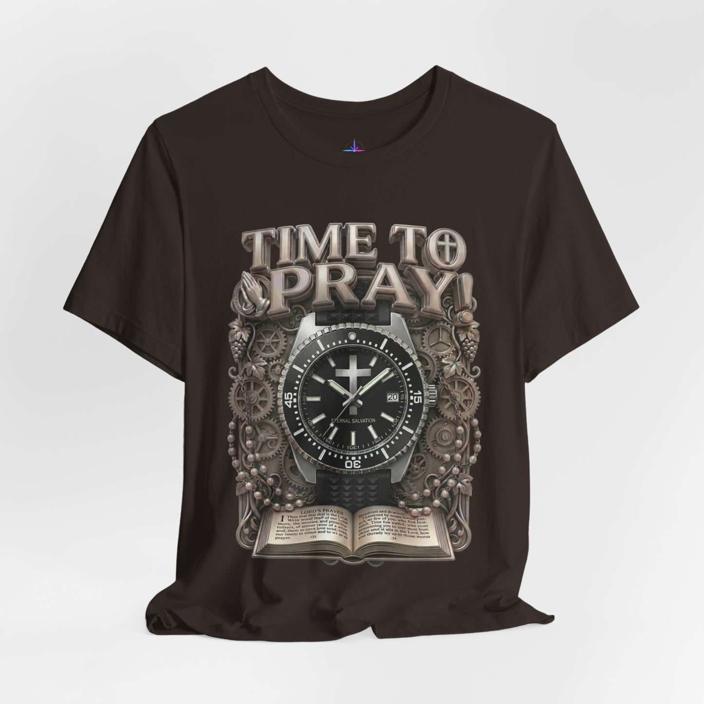 Time To Pray Watch Lover T-Shirt | Christian Graphic Tee 5
