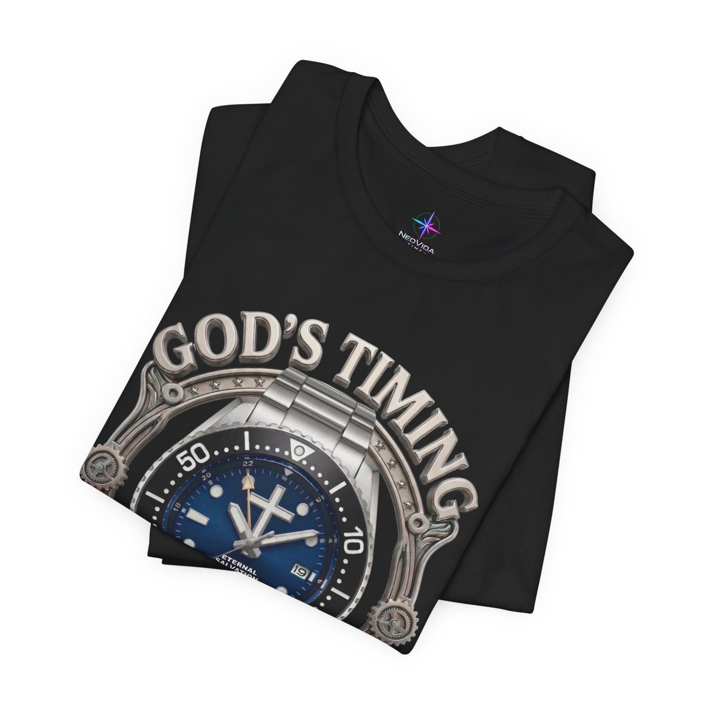 God's Timing Is Perfect Watch Lover T-Shirt | Christian Graphic Tee 1