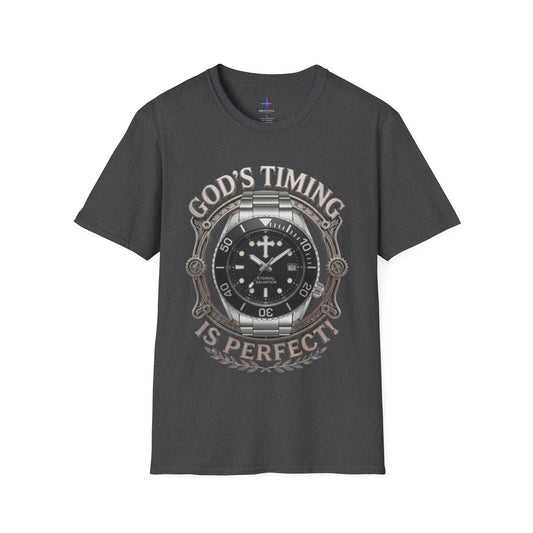 God's Timing Is Perfect Classic Diver Watch Graphic T-Shirt