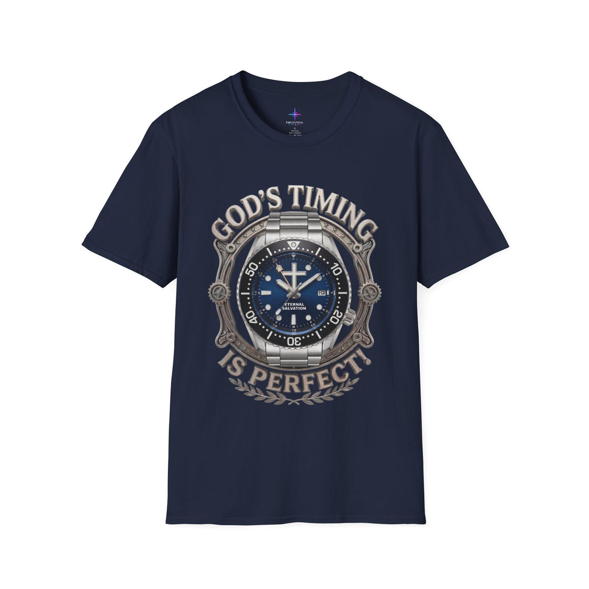 God's Timing Is Perfect GMT Watch Graphic T-Shirt