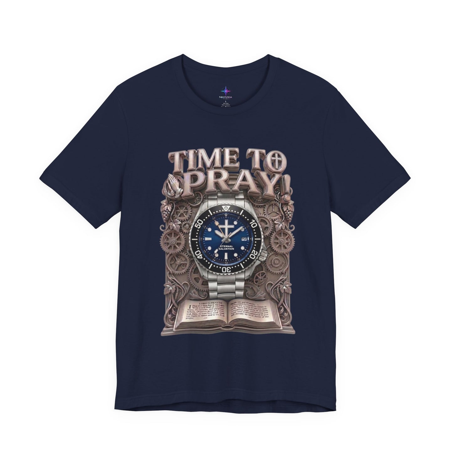 Time To Pray Watch Lover T-Shirt | Christian Graphic Tee 1