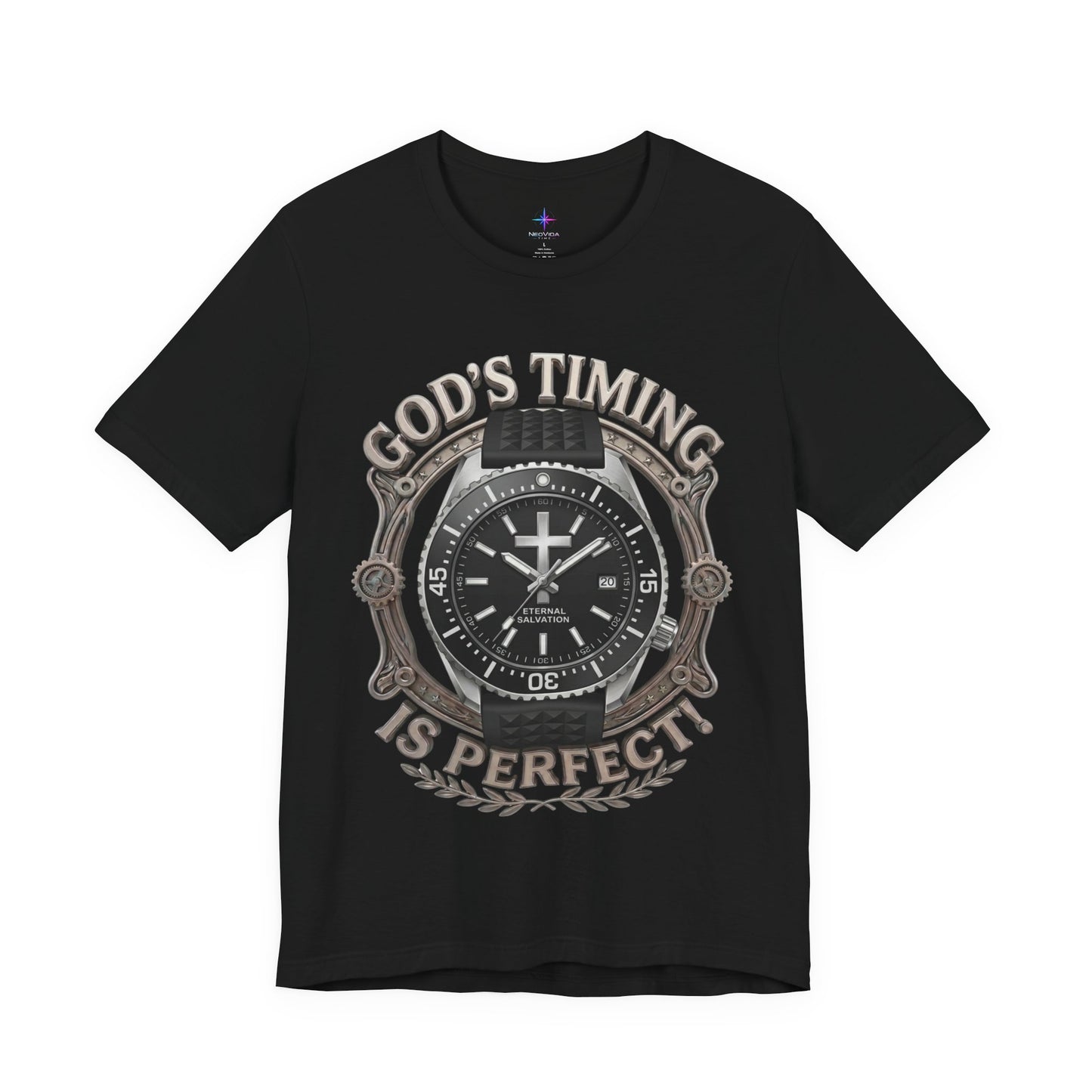 God's Timing Is Perfect Watch Lover T-Shirt | Christian Graphic Tee 5