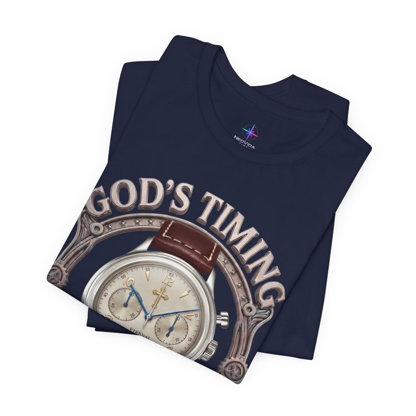 God's Timing Is Perfect Watch Lover T-Shirt | Christian Graphic Tee 7