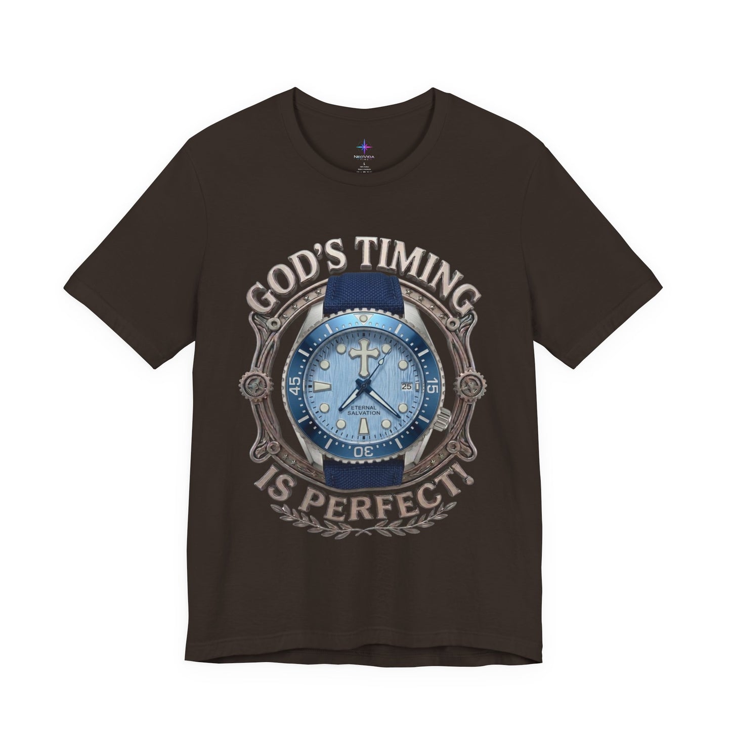 God's Timing Is Perfect Watch Lover T-Shirt | Christian Graphic Tee 4