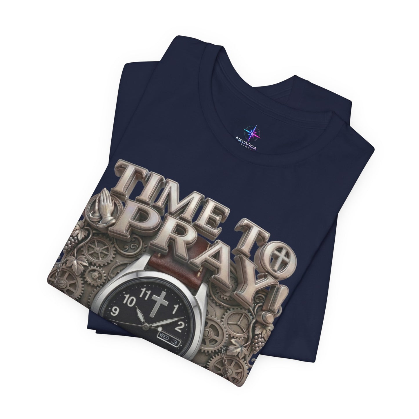 Time To Pray Watch Lover T-Shirt | Christian Graphic Tee 6