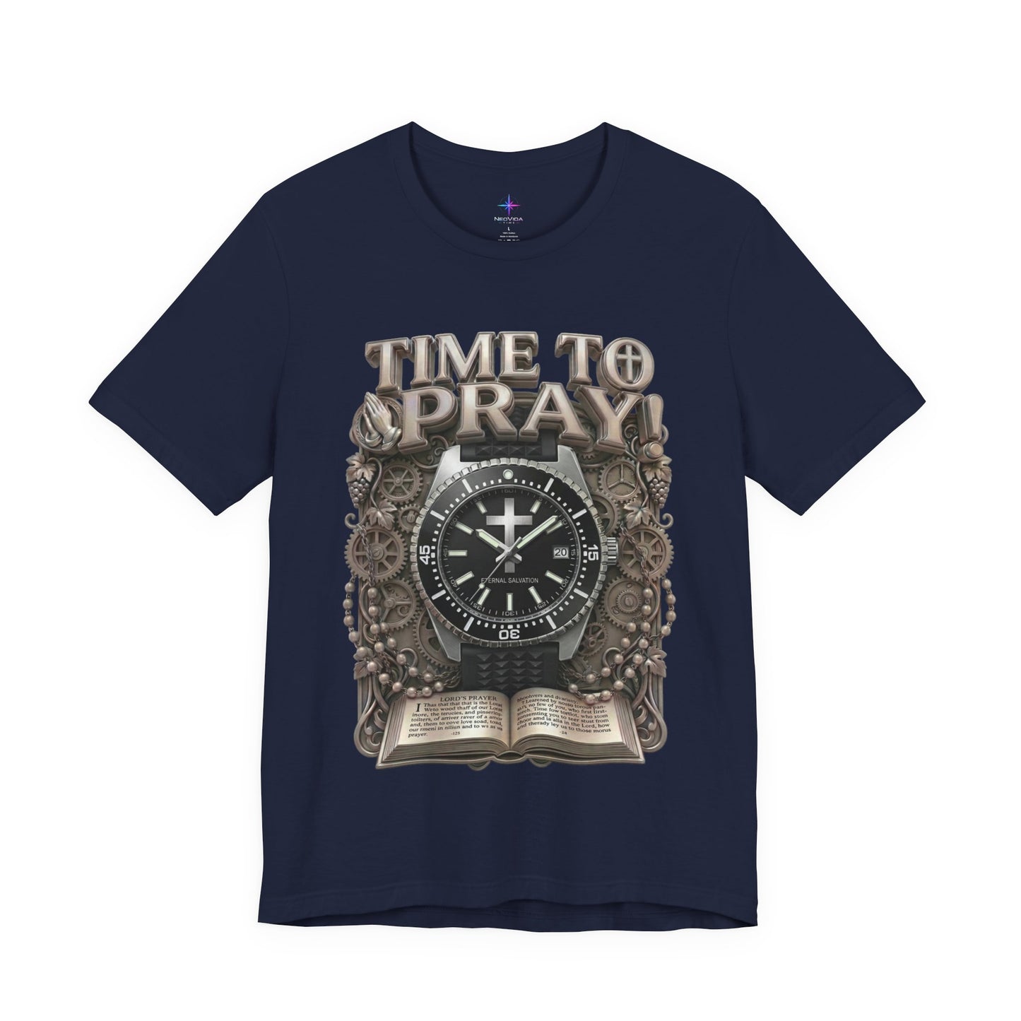 Time To Pray Watch Lover T-Shirt | Christian Graphic Tee 5