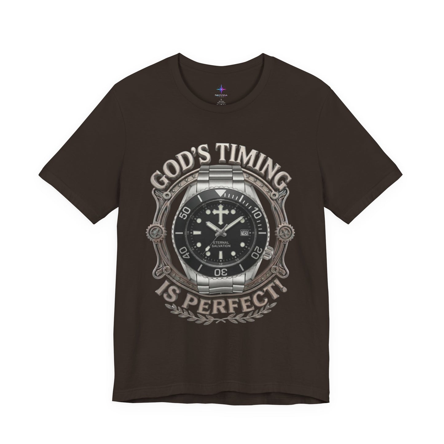 God's Timing Is Perfect Watch Lover T-Shirt | Christian Graphic Tee 3