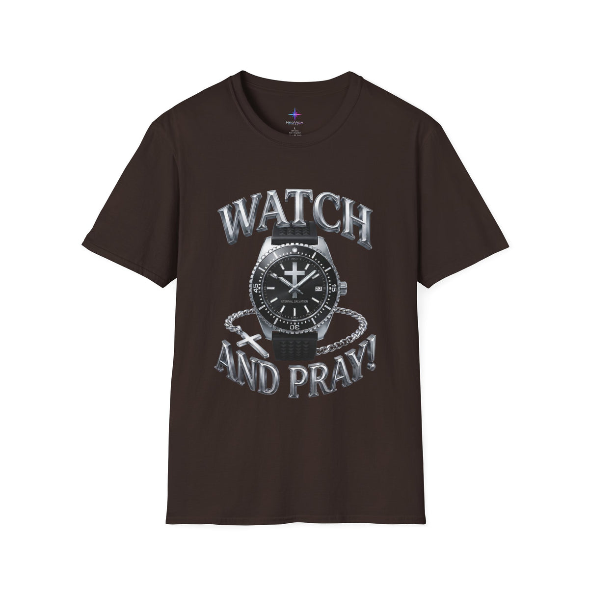 Watch and Pray! Heavyweight Graphic Tee – The Stealth Tactical Edition