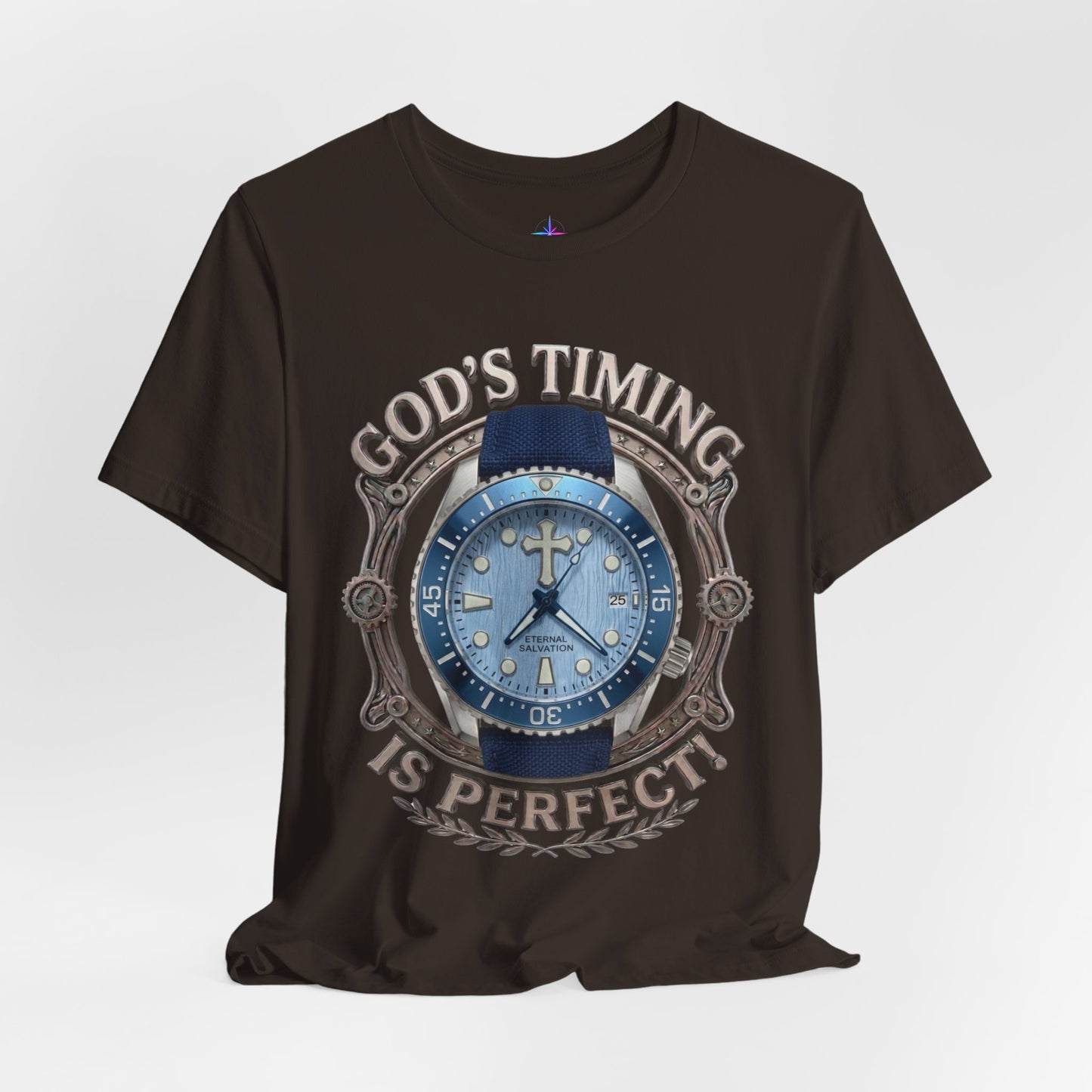God's Timing Is Perfect Watch Lover T-Shirt | Christian Graphic Tee 4