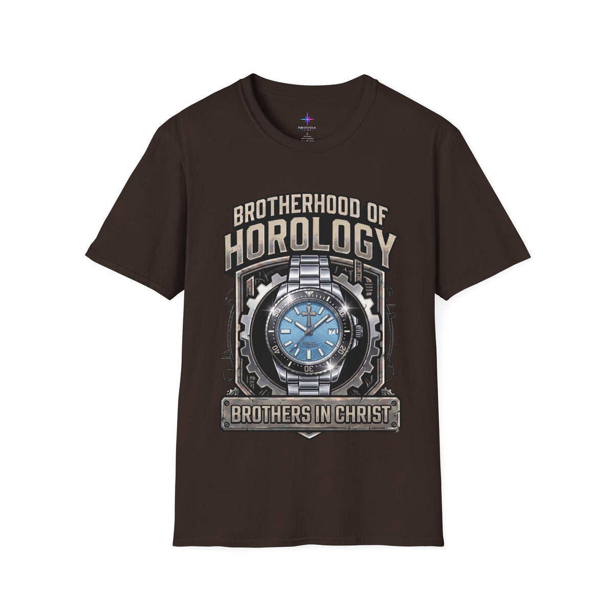 Brotherhood of Horology Heavyweight Graphic Tee – The Ice Blue Edition