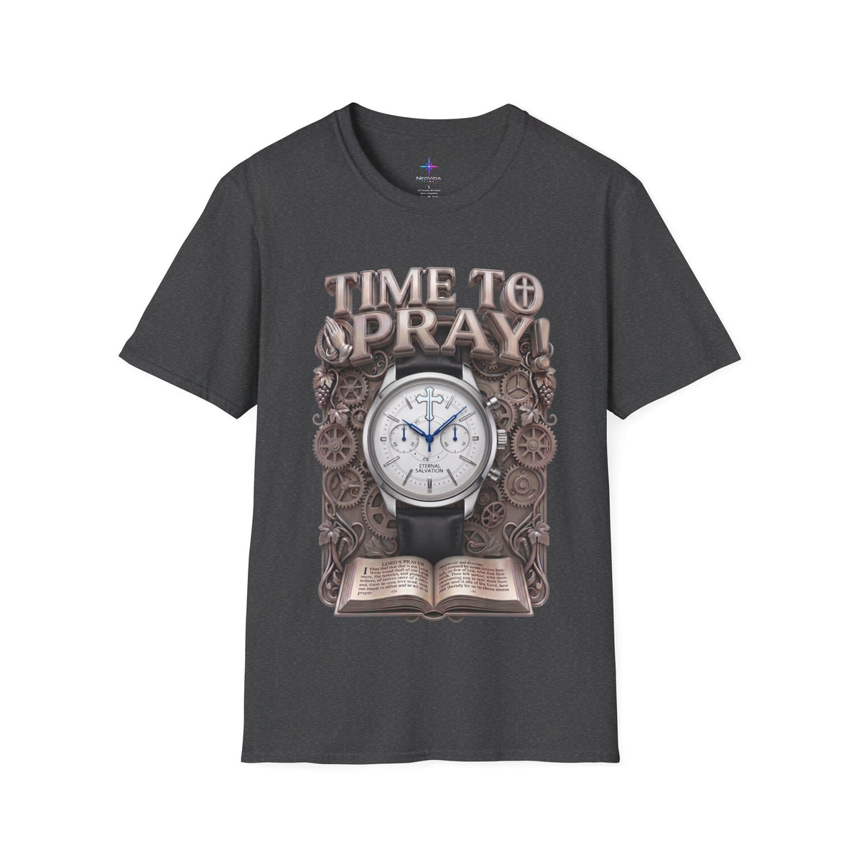 Time to Pray Chronograph Graphic T-Shirt