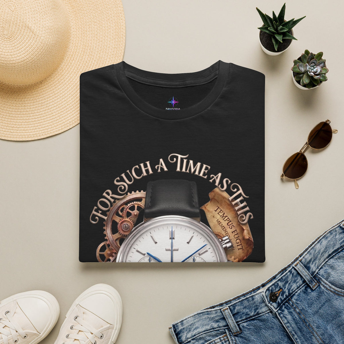 For Such a Time Chronograph Graphic T-Shirt