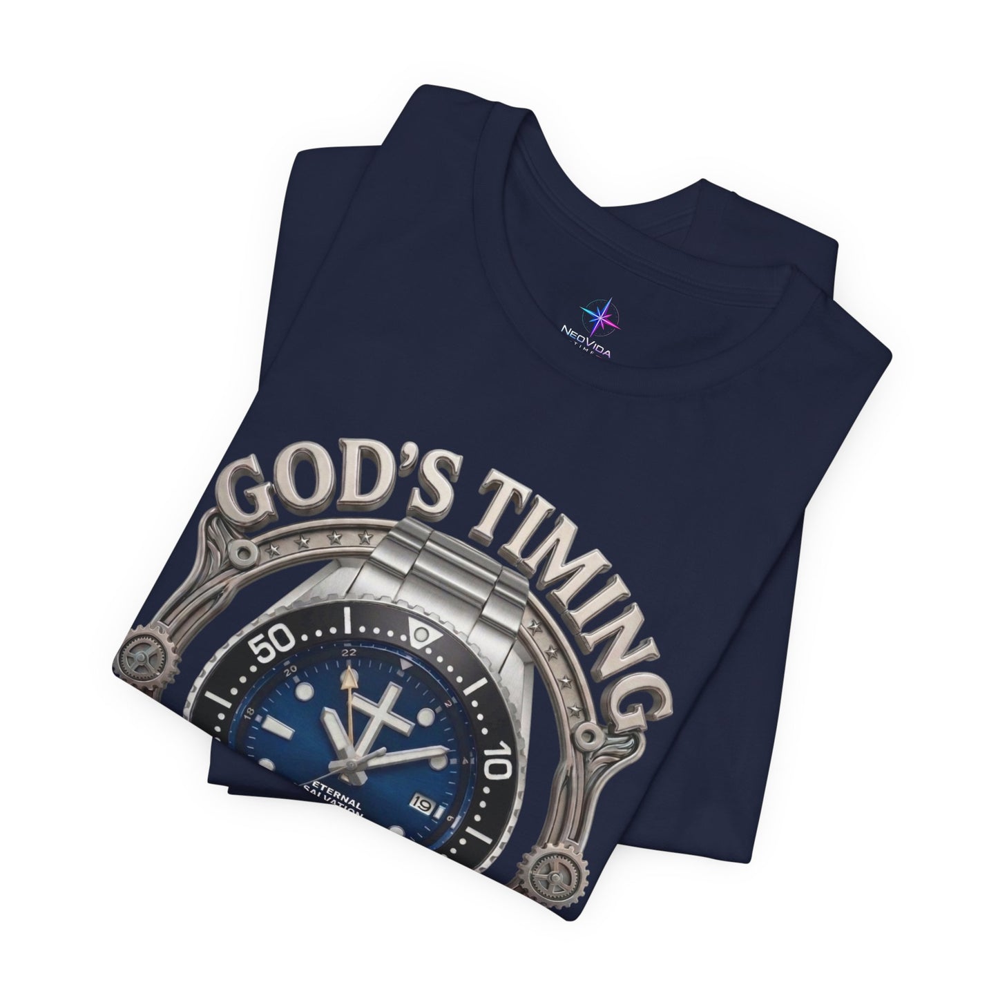 God's Timing Is Perfect Watch Lover T-Shirt | Christian Graphic Tee 1