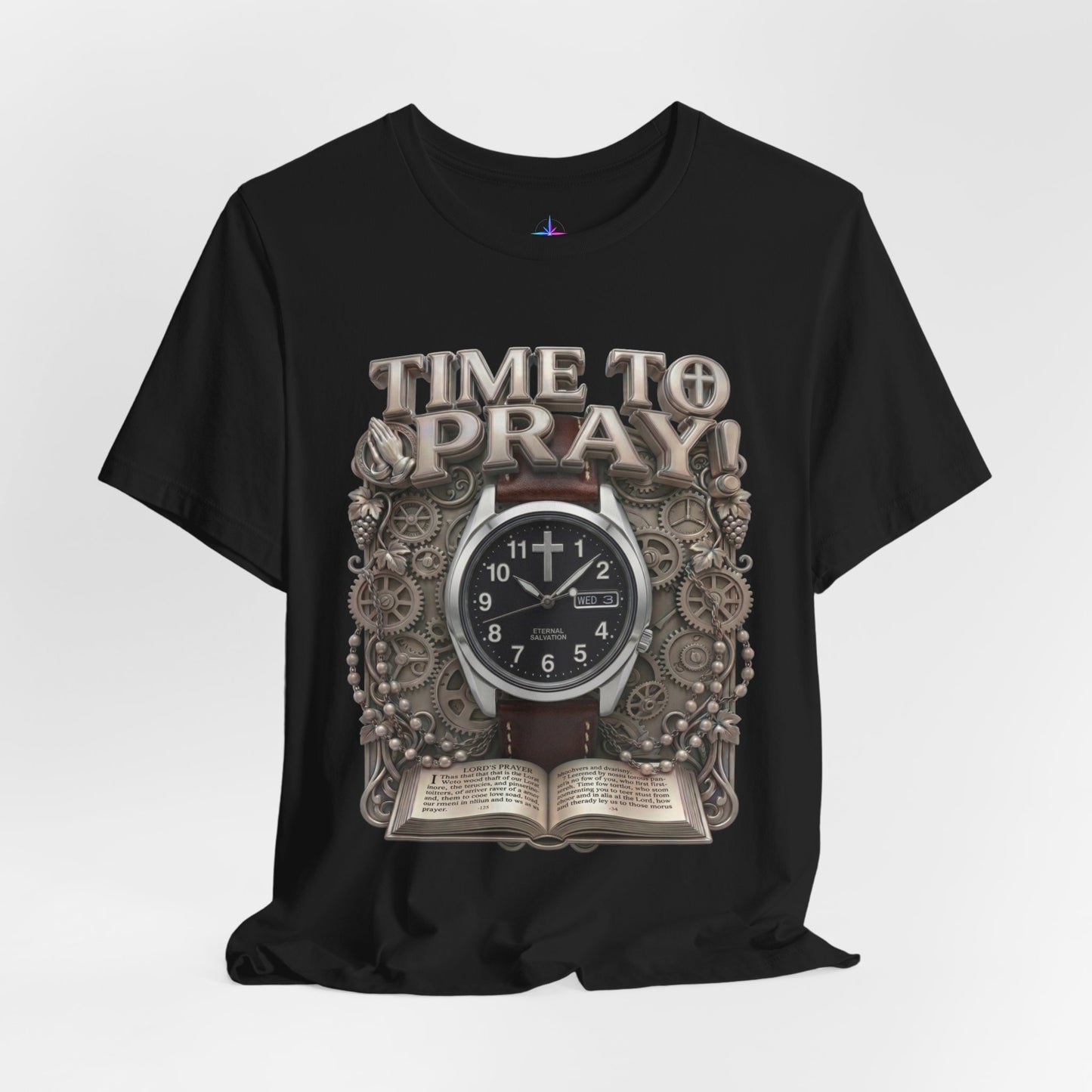 Time To Pray Watch Lover T-Shirt | Christian Graphic Tee 6