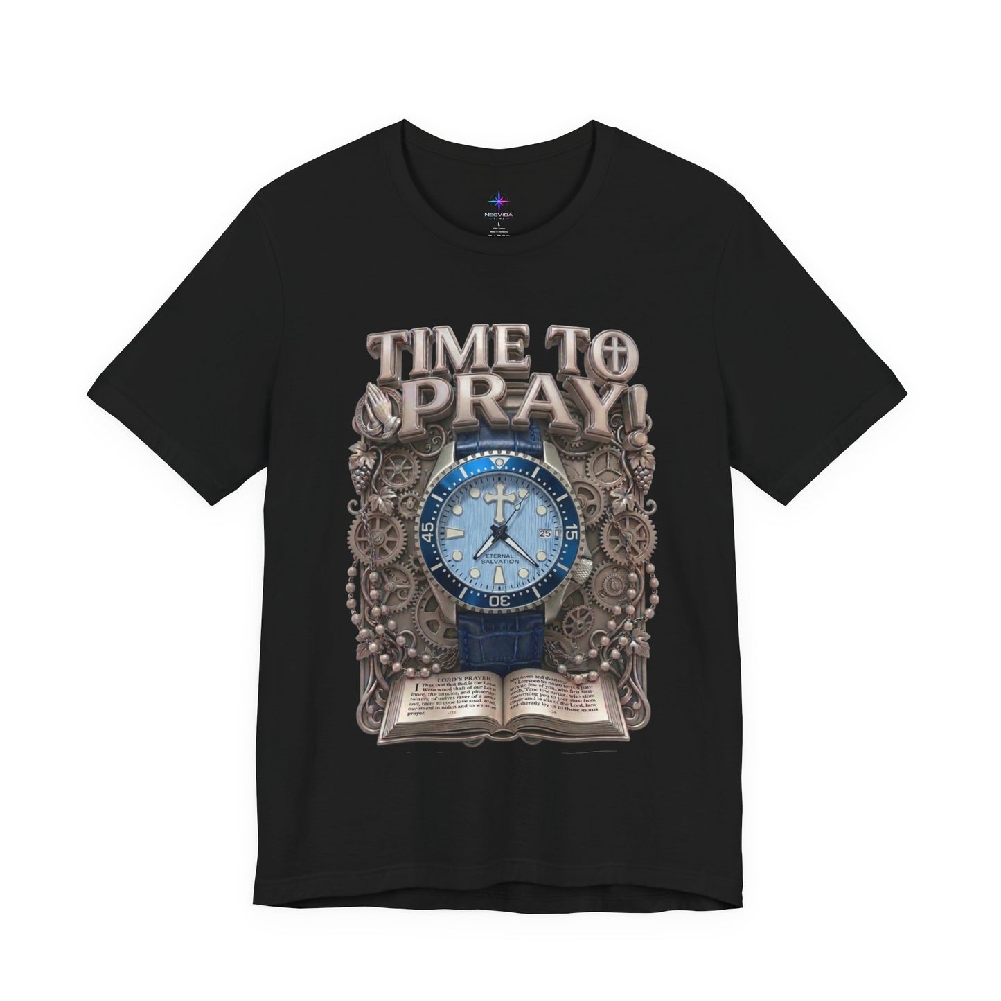 Time To Pray Watch Lover T-Shirt | Christian Graphic Tee 4