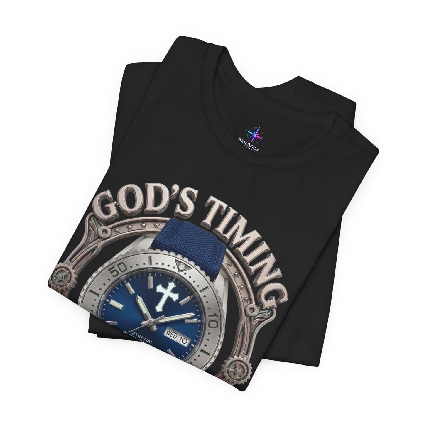 God's Timing Is Perfect Watch Lover T-Shirt | Christian Graphic Tee 2