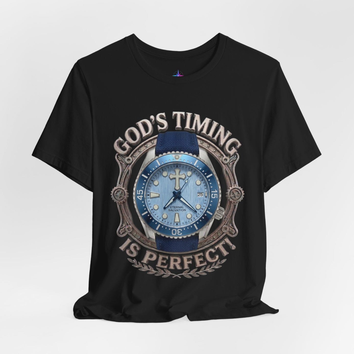 God's Timing Is Perfect Watch Lover T-Shirt | Christian Graphic Tee 4