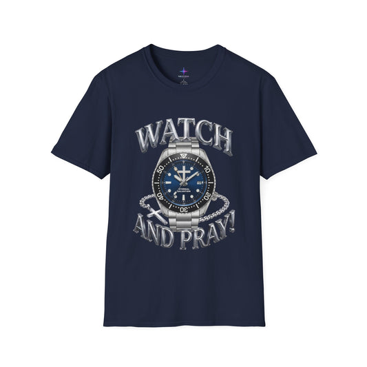 Watch and Pray! Heavyweight Graphic Tee – The GMT Sunburst Edition