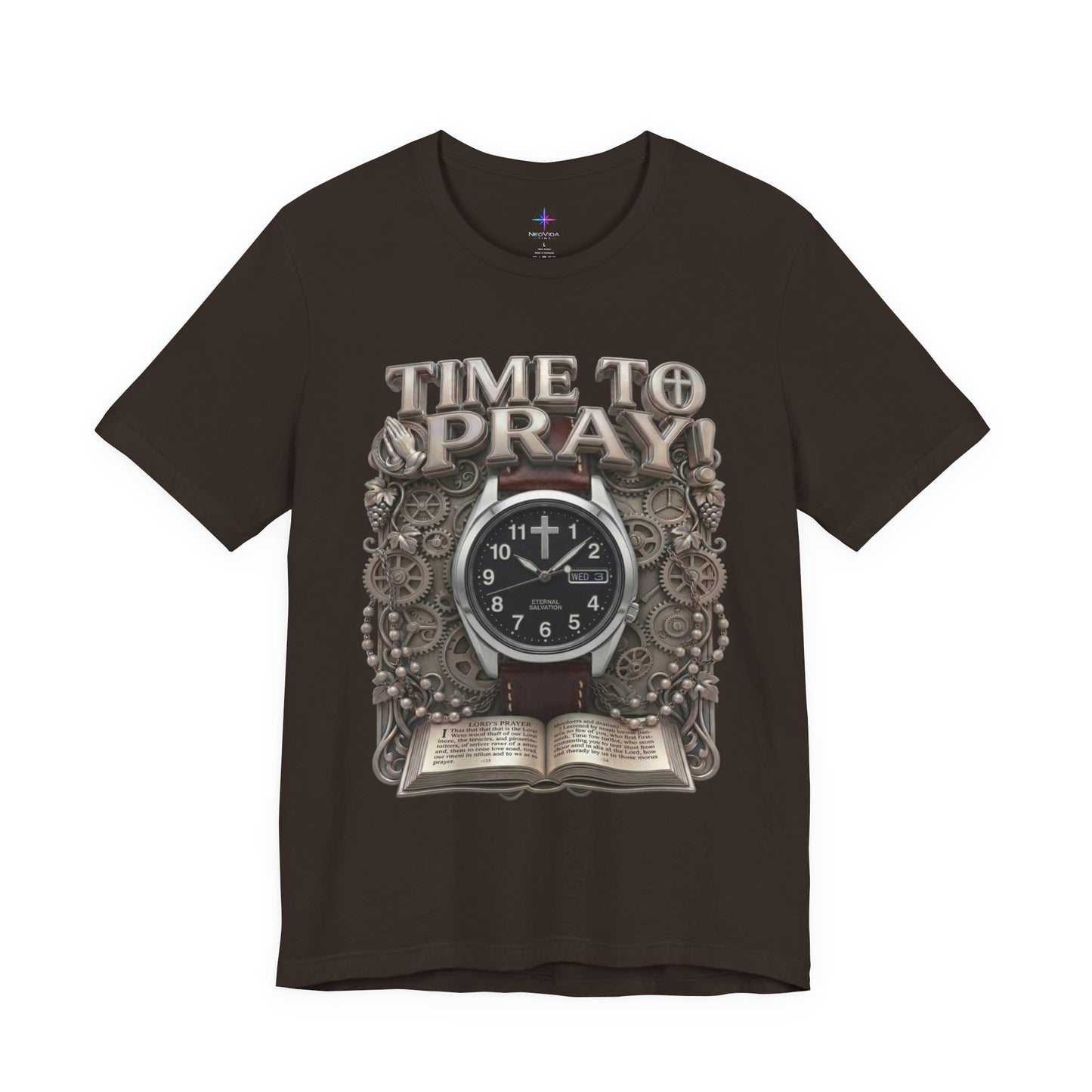 Time To Pray Watch Lover T-Shirt | Christian Graphic Tee 6