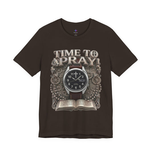 Time To Pray Watch Lover T-Shirt | Christian Graphic Tee 6