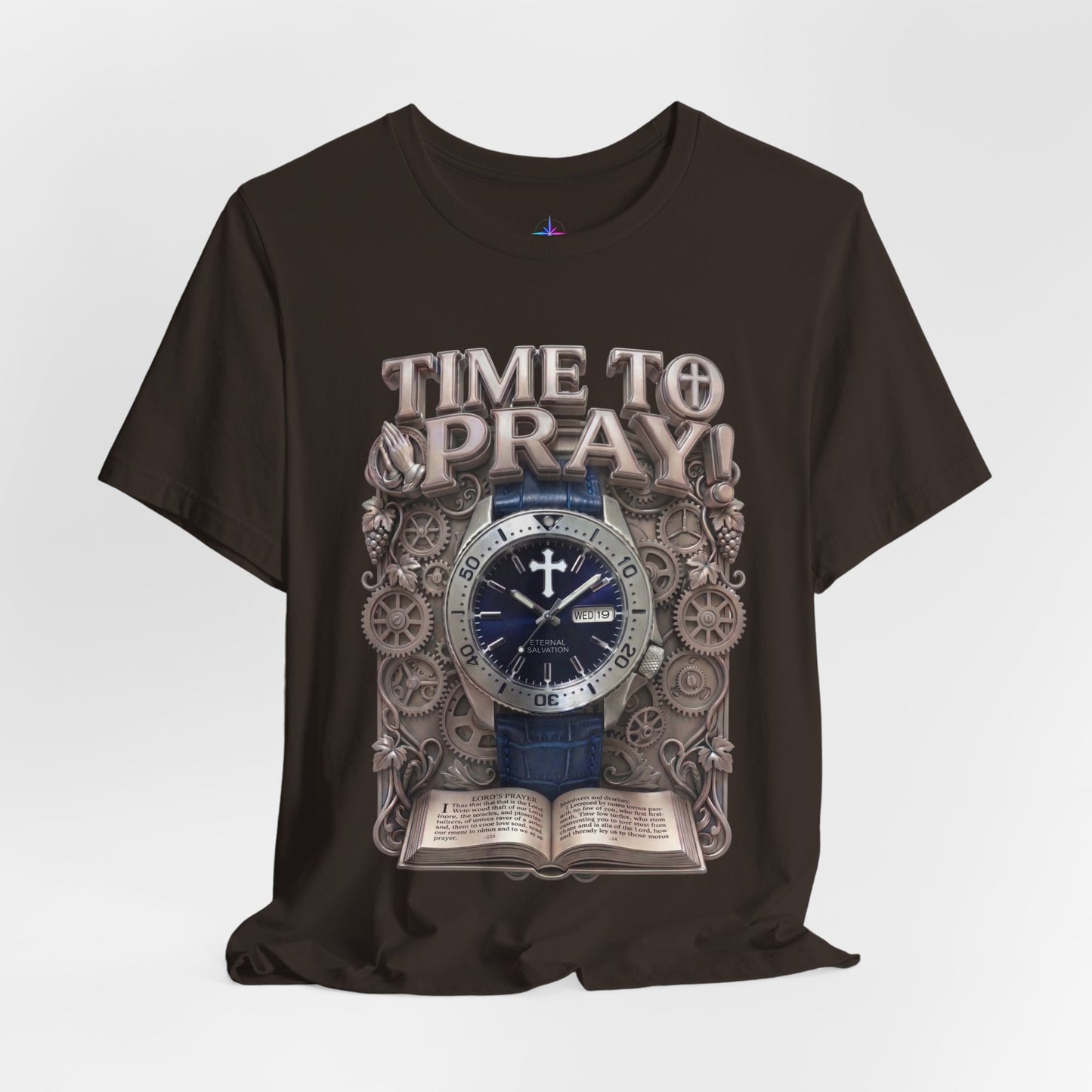 Time To Pray Watch Lover T-Shirt | Christian Graphic Tee 2