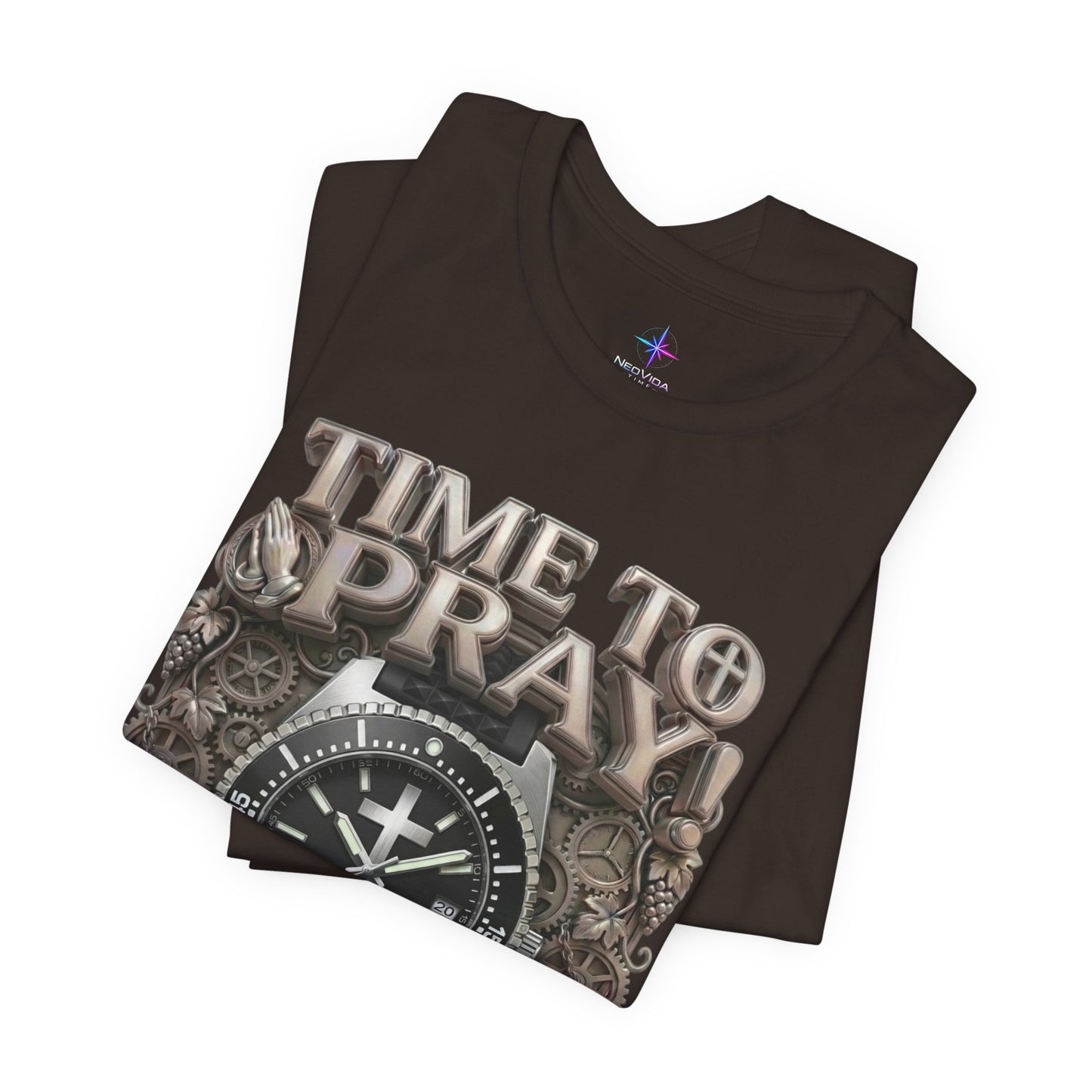 Time To Pray Watch Lover T-Shirt | Christian Graphic Tee 5