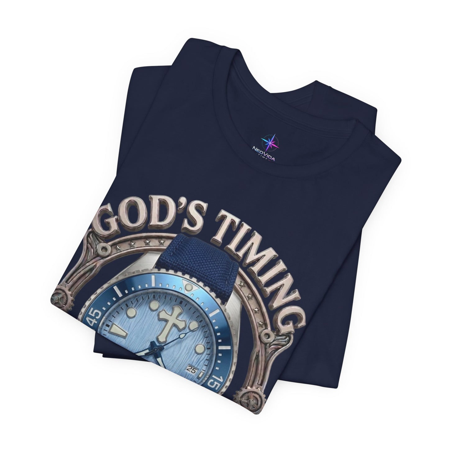 God's Timing Is Perfect Watch Lover T-Shirt | Christian Graphic Tee 4