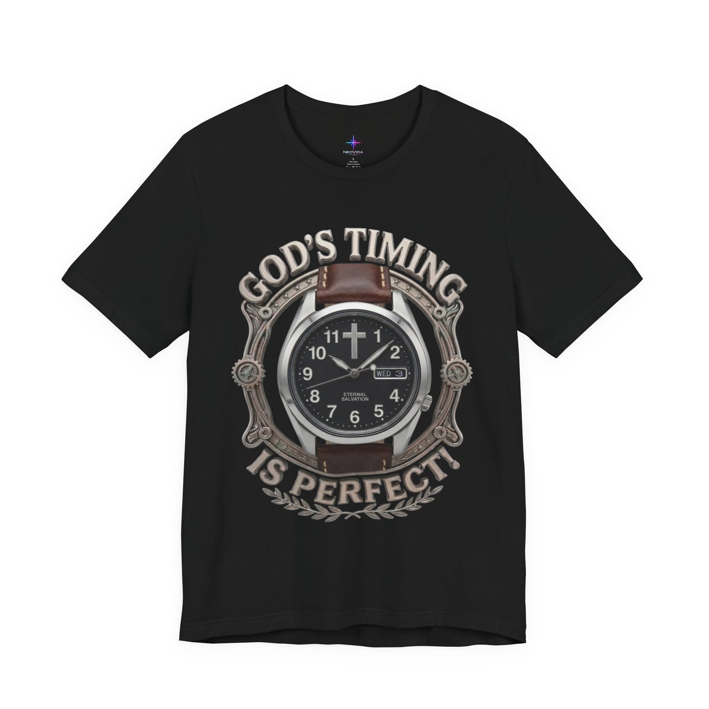 God's Timing Is Perfect Watch Lover T-Shirt | Christian Graphic Tee 6
