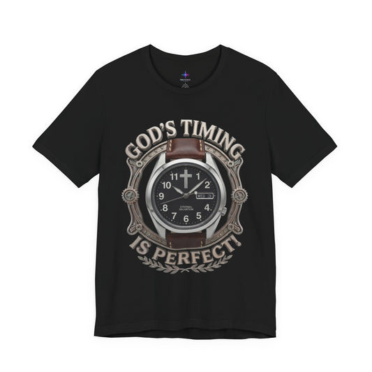 God's Timing Is Perfect Watch Lover T-Shirt | Christian Graphic Tee 6
