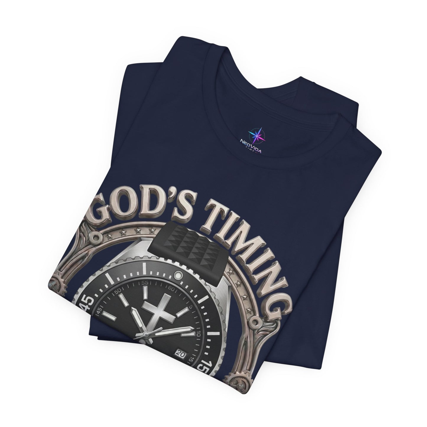 God's Timing Is Perfect Watch Lover T-Shirt | Christian Graphic Tee 5