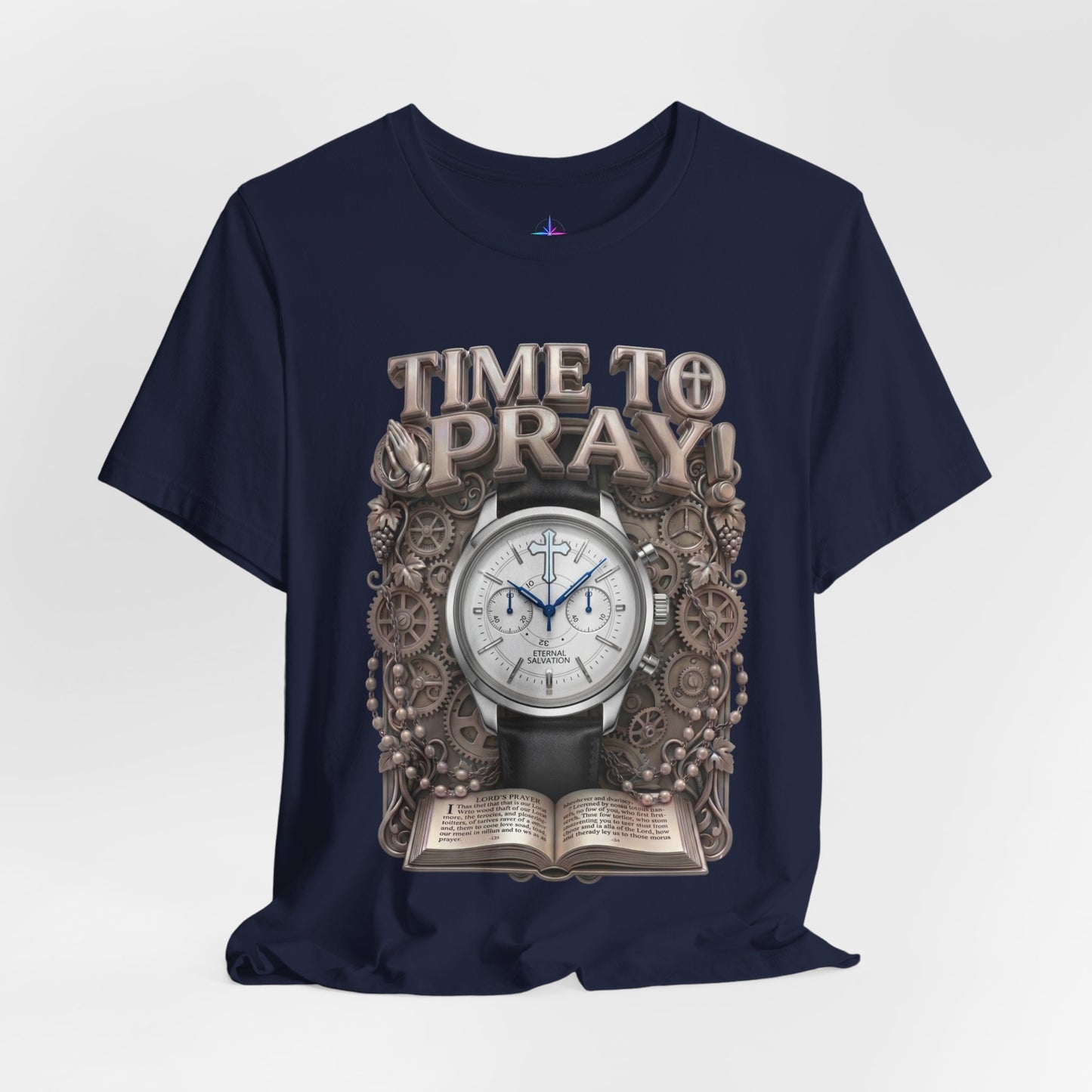 Time To Pray Watch Lover T-Shirt | Christian Graphic Tee 7