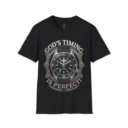 God's Timing Is Perfect Tactical Diver Watch Graphic T-Shirt
