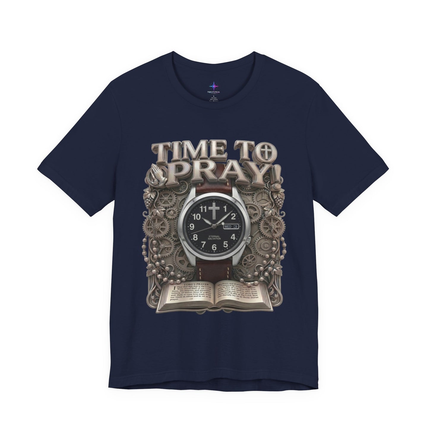 Time To Pray Watch Lover T-Shirt | Christian Graphic Tee 6
