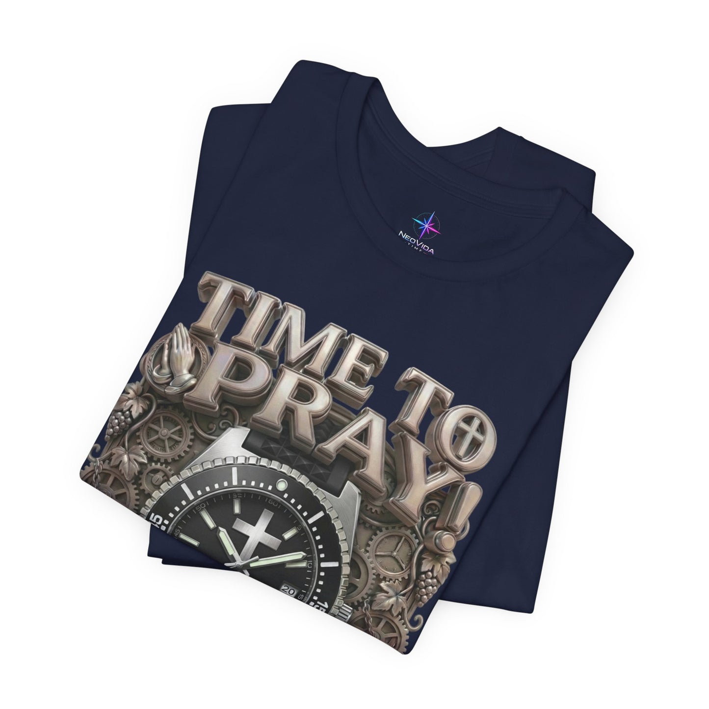 Time To Pray Watch Lover T-Shirt | Christian Graphic Tee 5