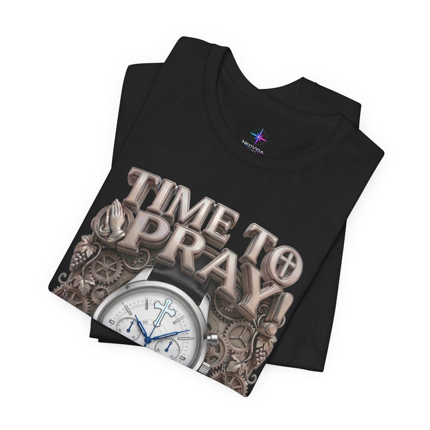 Time To Pray Watch Lover T-Shirt | Christian Graphic Tee 7