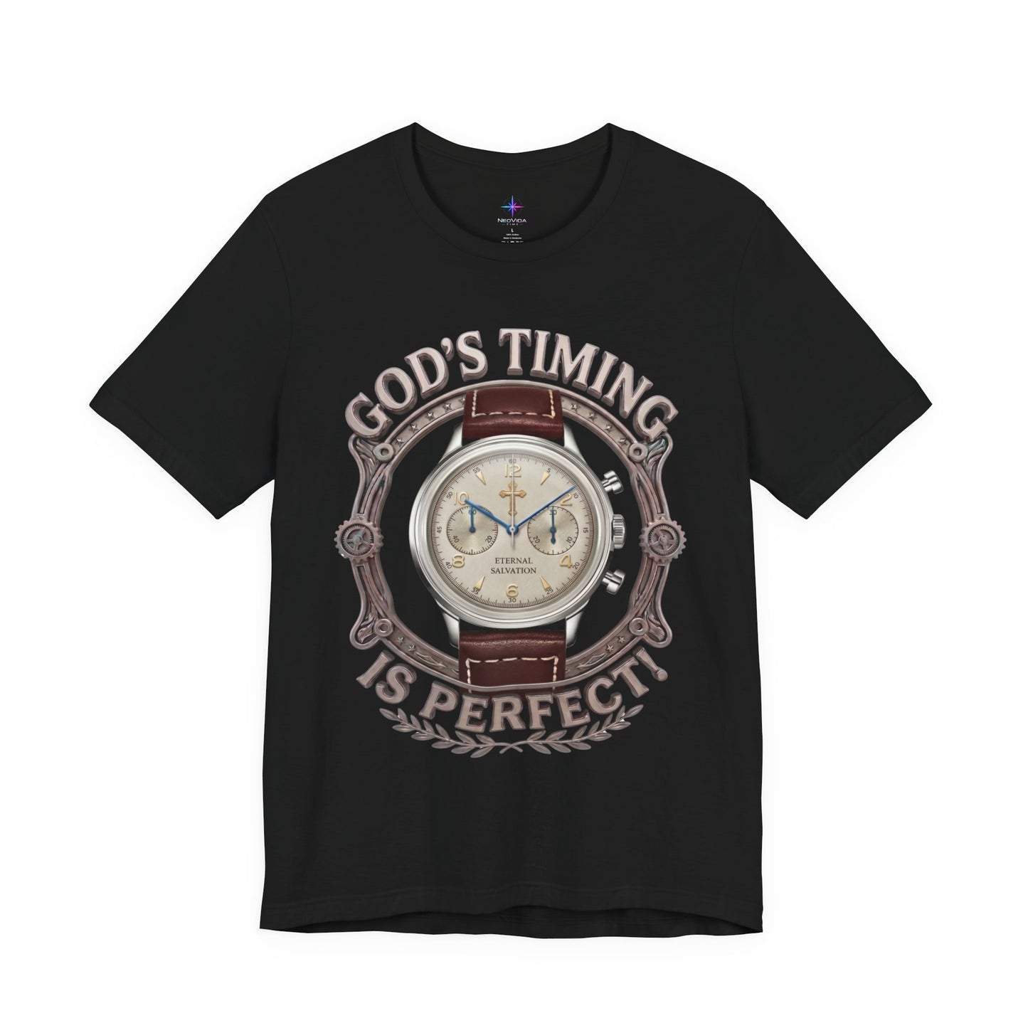 God's Timing Is Perfect Watch Lover T-Shirt | Christian Graphic Tee 7
