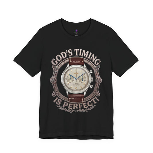 God's Timing Is Perfect Watch Lover T-Shirt | Christian Graphic Tee 7